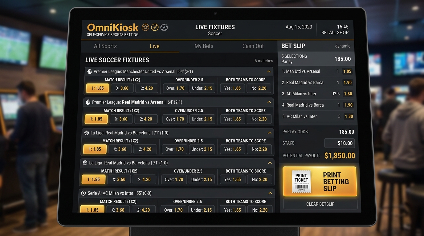 OmniKiosk Land-Based POS & Terminal Network