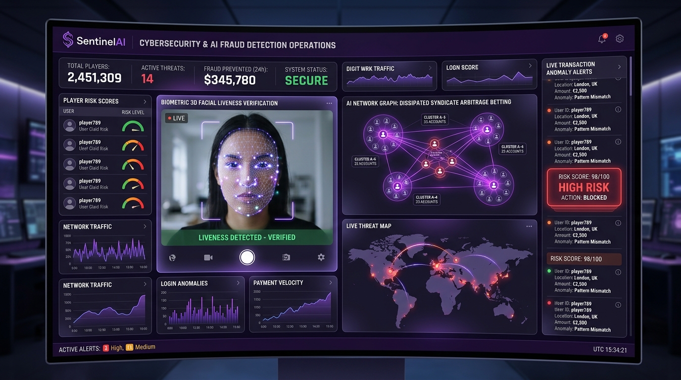 SentinelAI Real-Time Risk & KYC Engine Interface